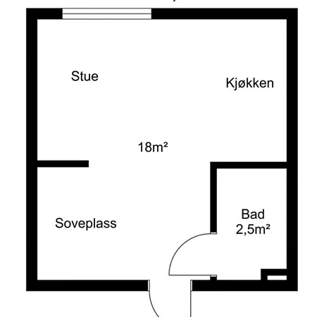 Koselig Studioleilighet *